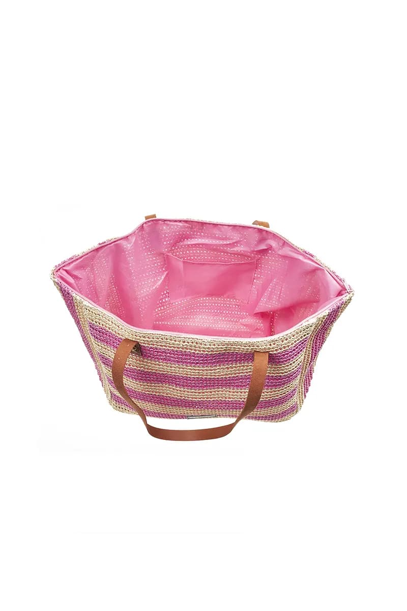 VERDE FASHION | Borsa mare tessuto paglia - 10