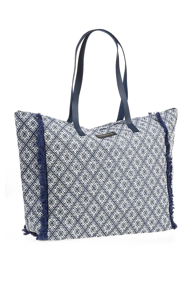VERDE FASHION | Borsa mare tessuto - 11