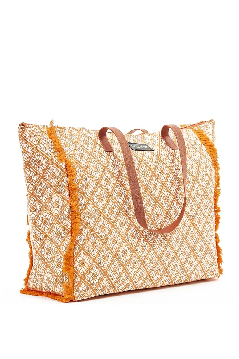 VERDE FASHION | Borsa mare tessuto - 3