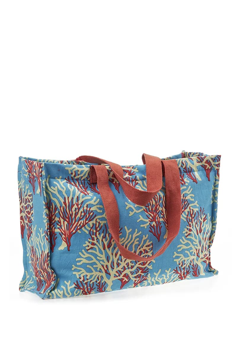 VERDE FASHION | Borsa mare tessuto - 2