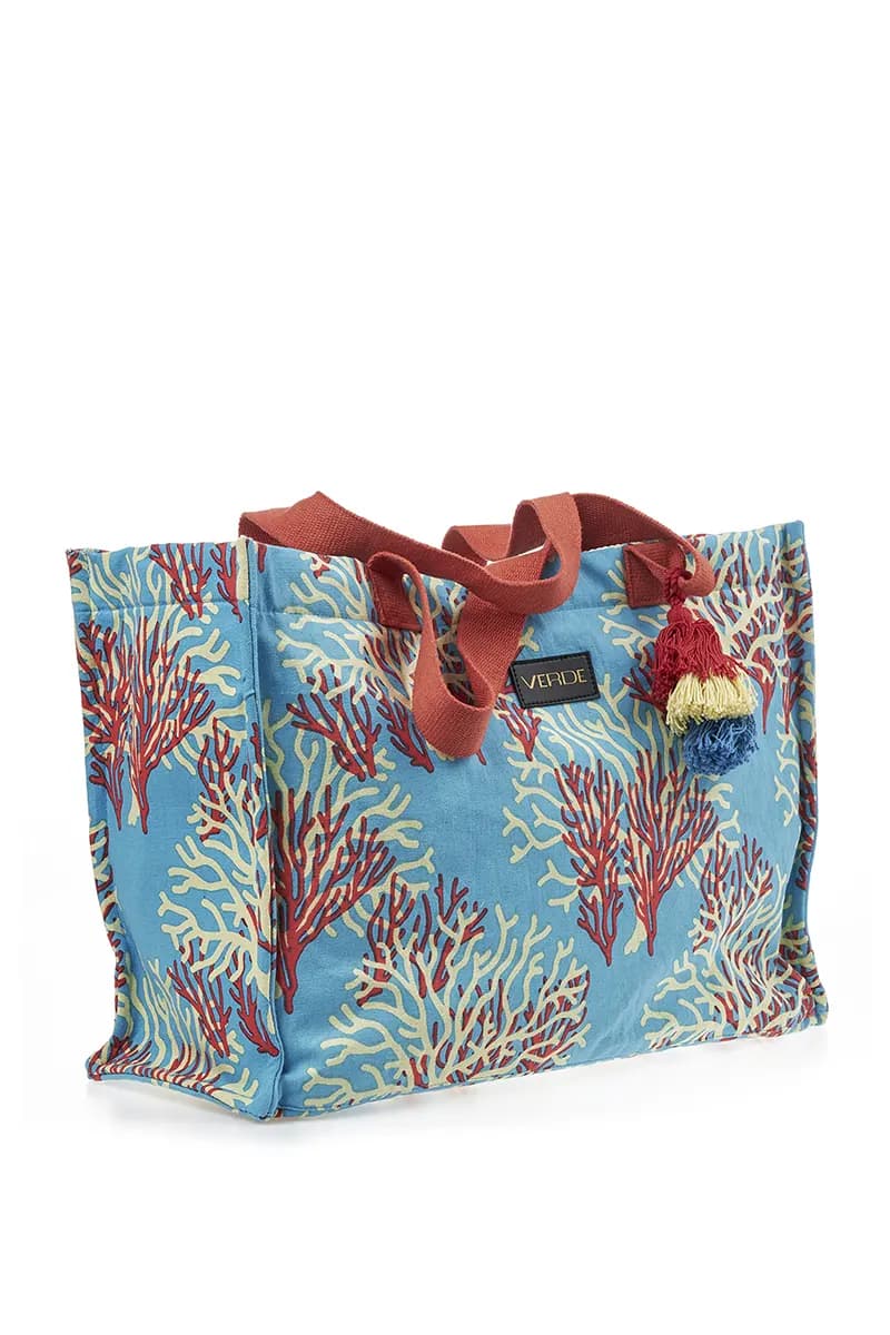 VERDE FASHION | Borsa mare tessuto - 3