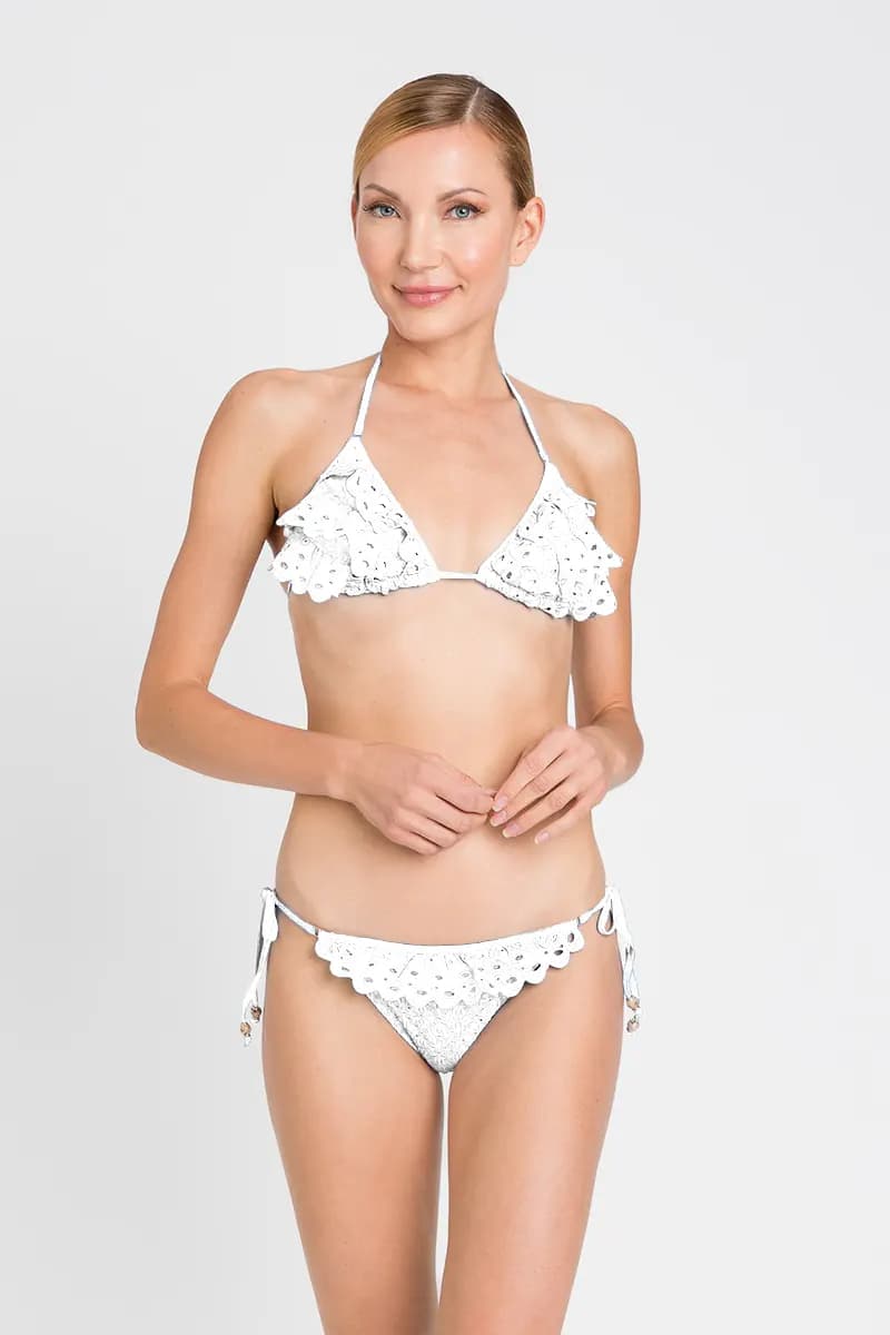 TWINSET | Bikini triangolo e slip sangallo - 8