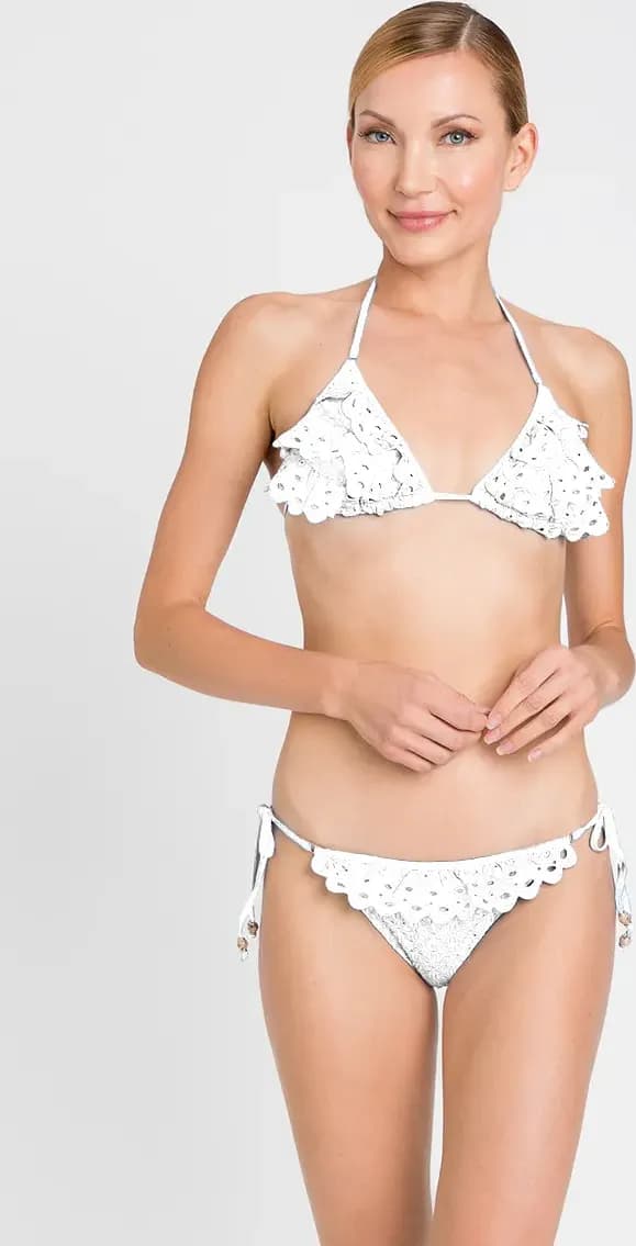 TWINSET | Bikini triangolo e slip sangallo - 6