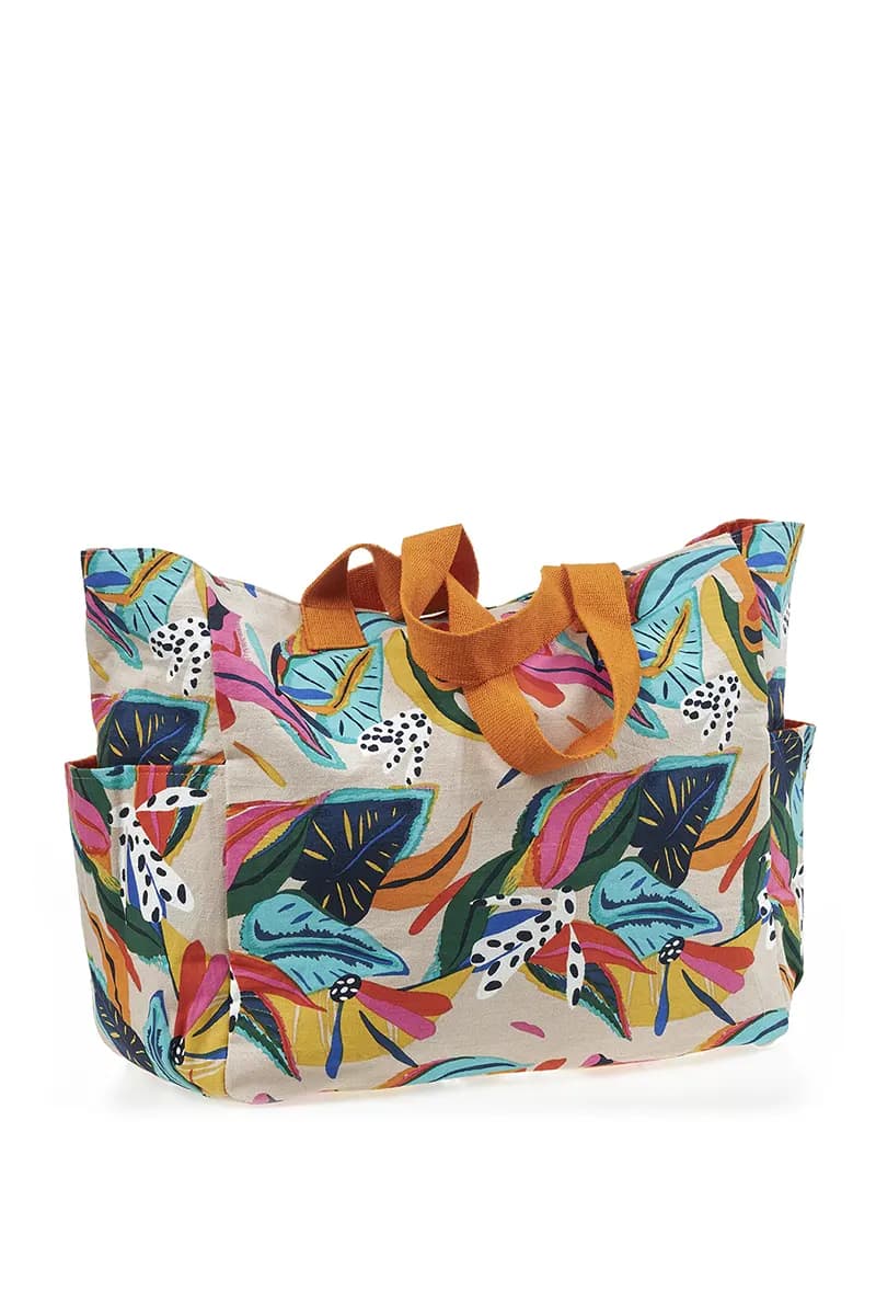 VERDE FASHION | Borsa mare tessuto - 2