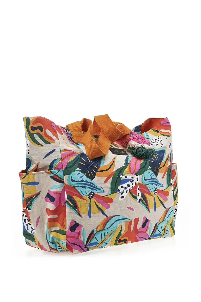 VERDE FASHION | Borsa mare tessuto - 3