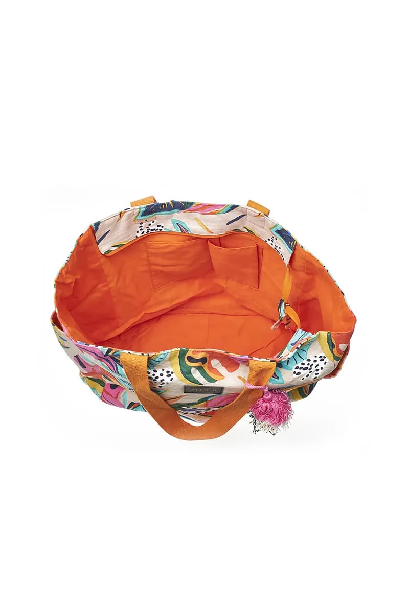 VERDE FASHION | Borsa mare tessuto - 5