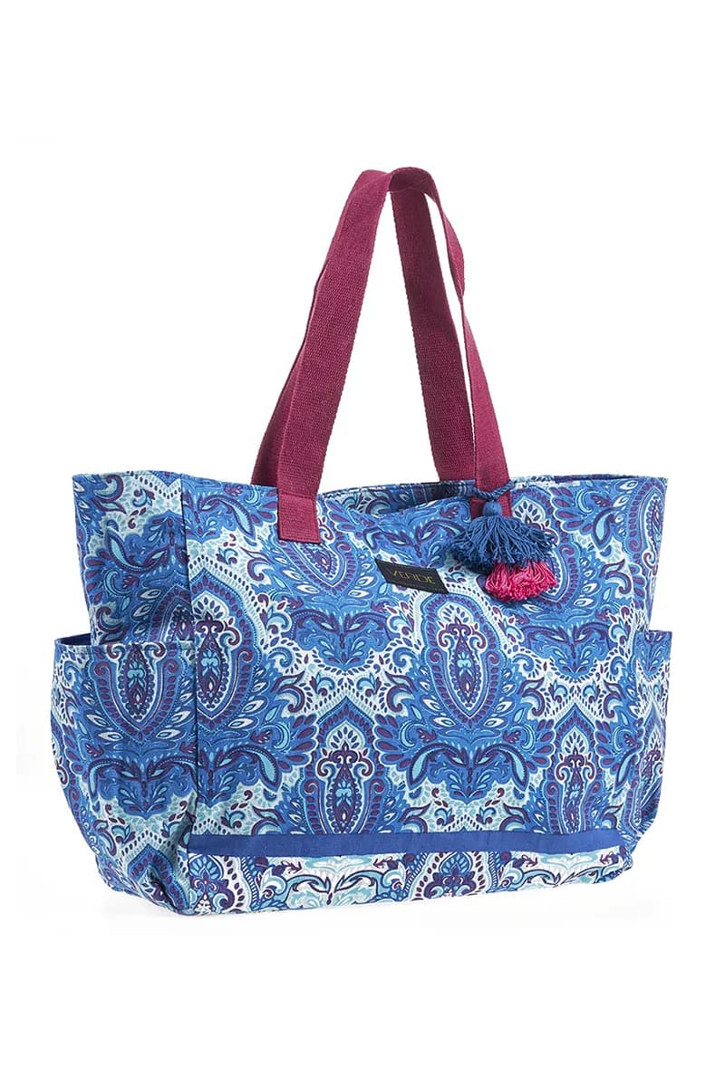 VERDE FASHION | Borsa mare tessuto - 6