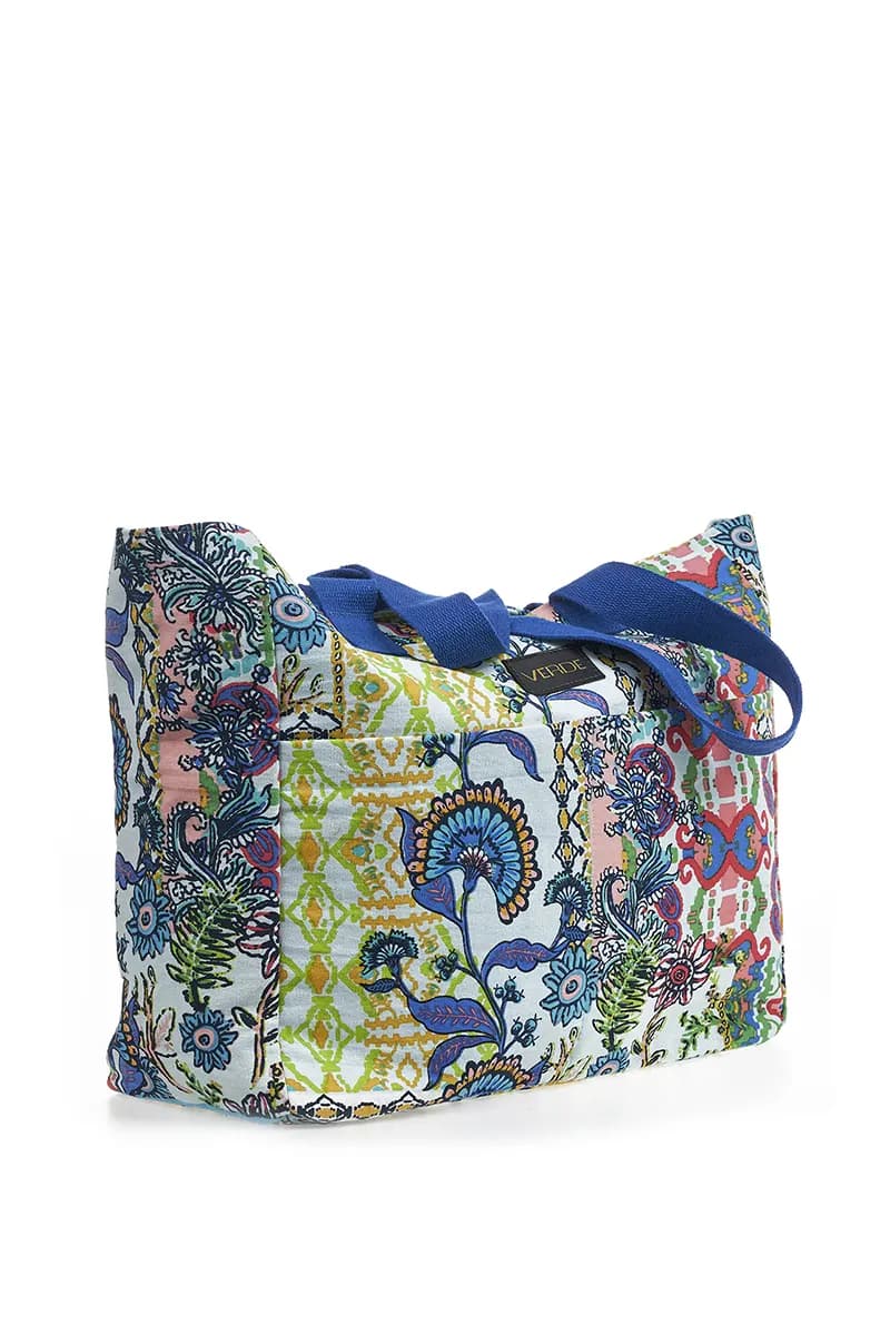 VERDE FASHION | Borsa mare tessuto - 3