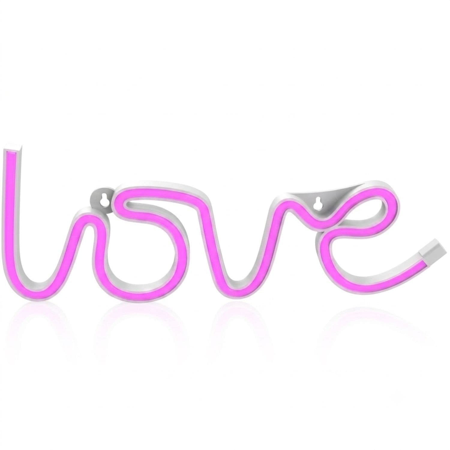 Muitomas Lampada Led Neon Love Usb-A Rosa
