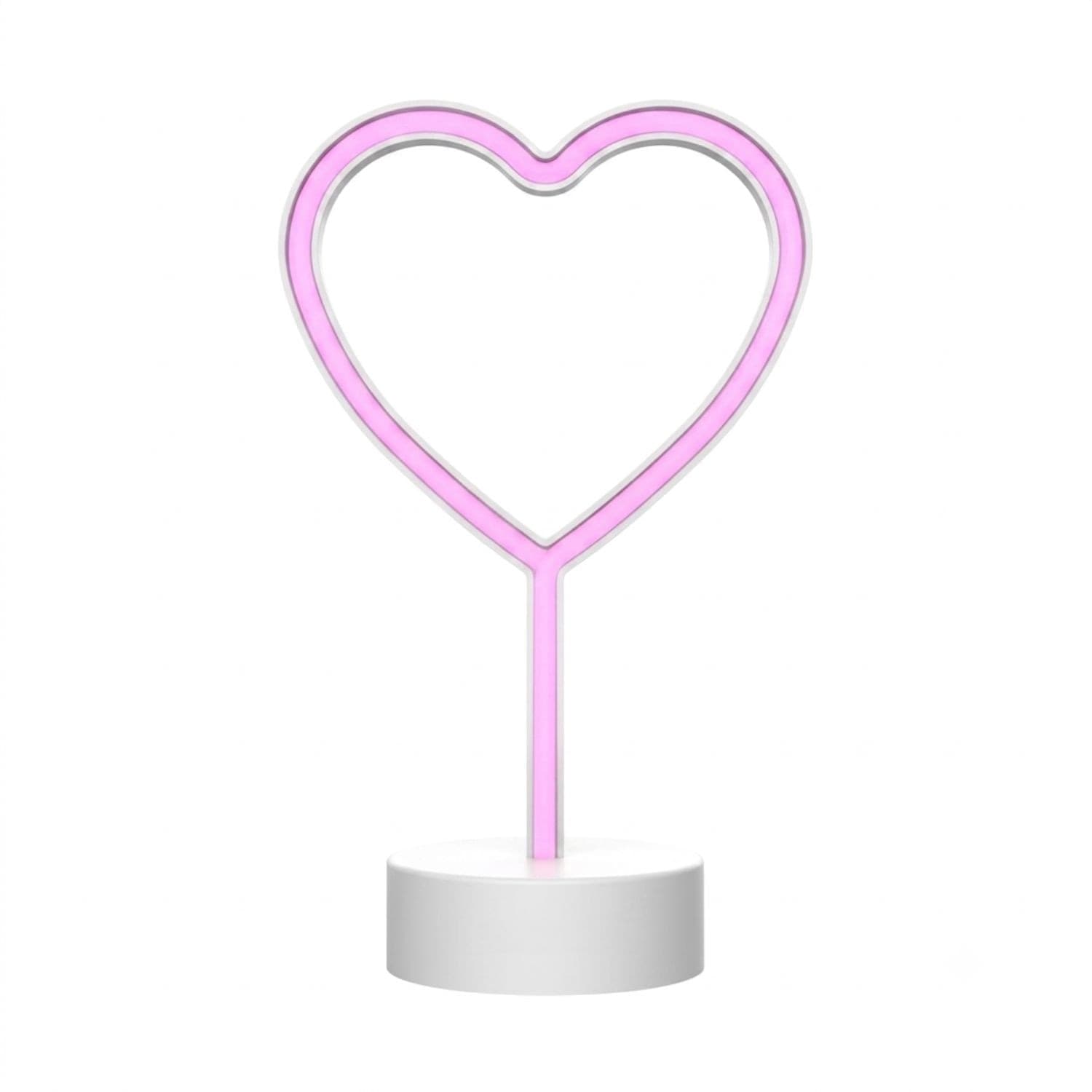 Muitomas Lampada Led Neon Cuore Type-C Rosa - 1
