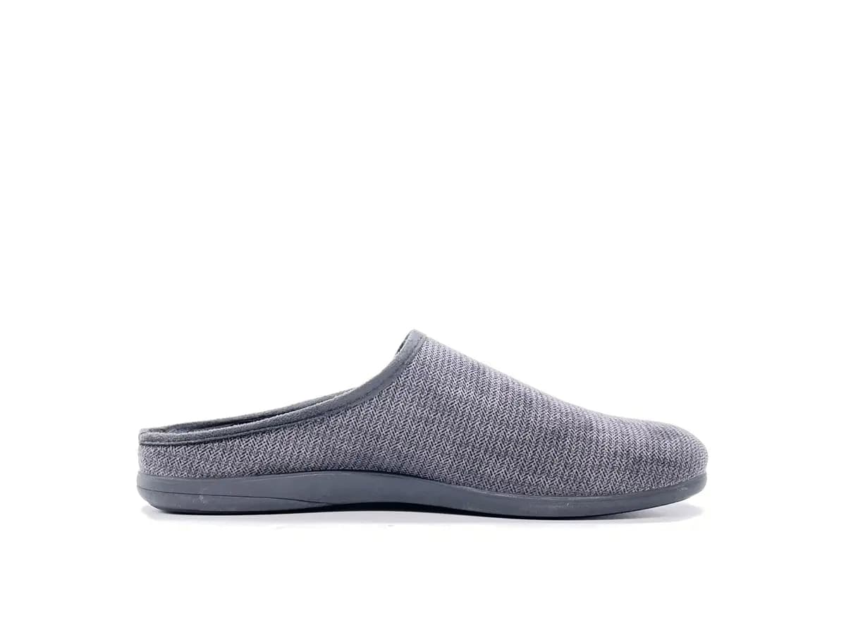 GRUNLAND Pantofole uomo GAFO grigie - 5