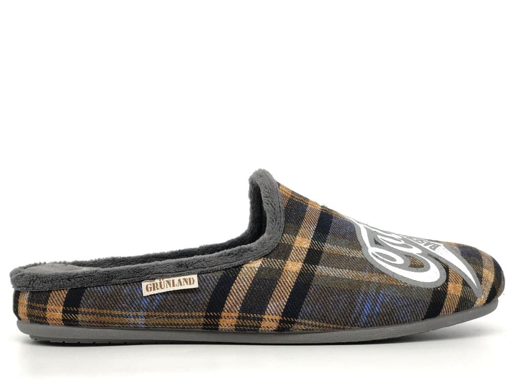 GRUNLAND Ciabatta uomo Cley grigio - 5