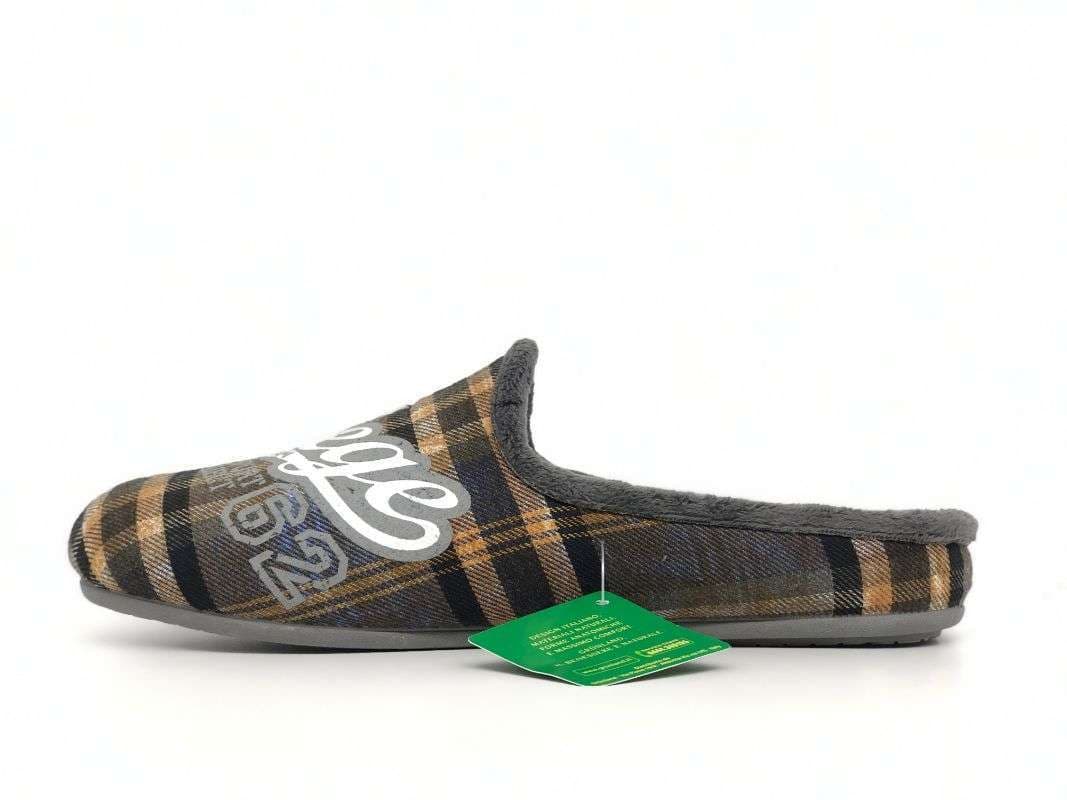 GRUNLAND Ciabatta uomo Cley grigio - 2