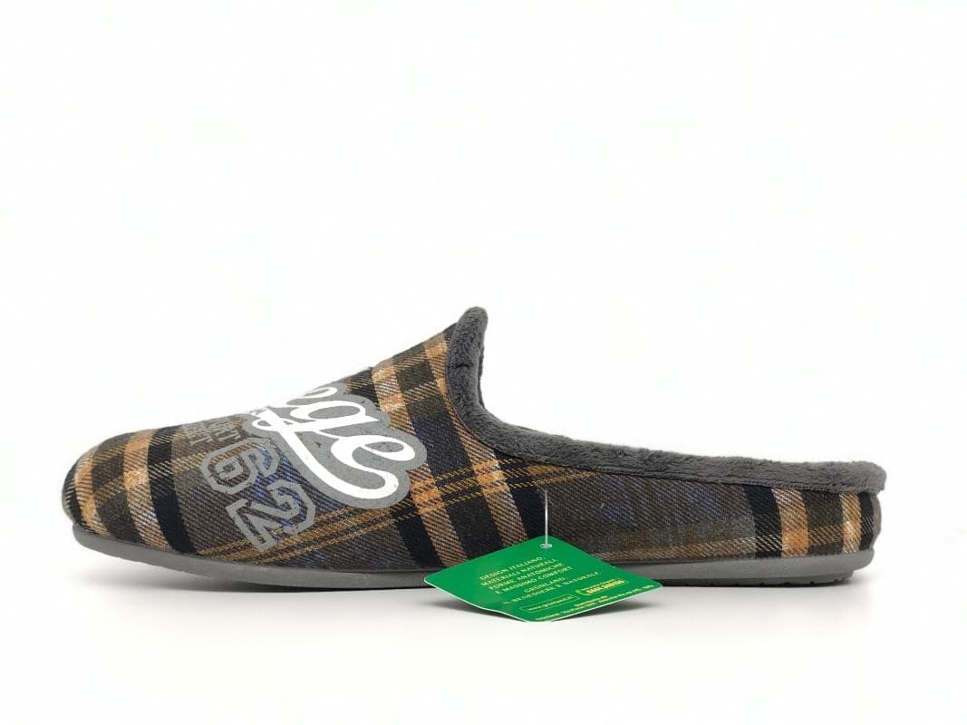GRUNLAND Ciabatta uomo Cley grigio - 2
