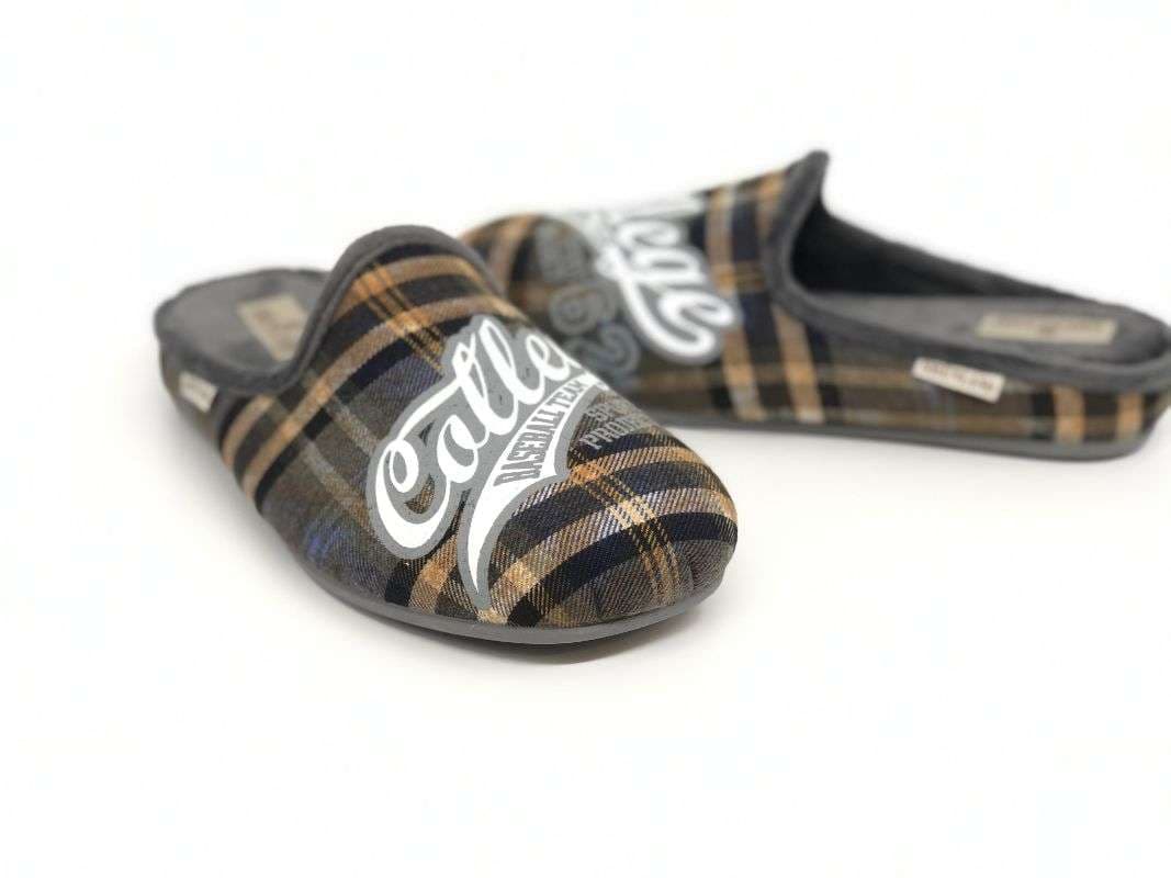 GRUNLAND Ciabatta uomo Cley grigio - 4