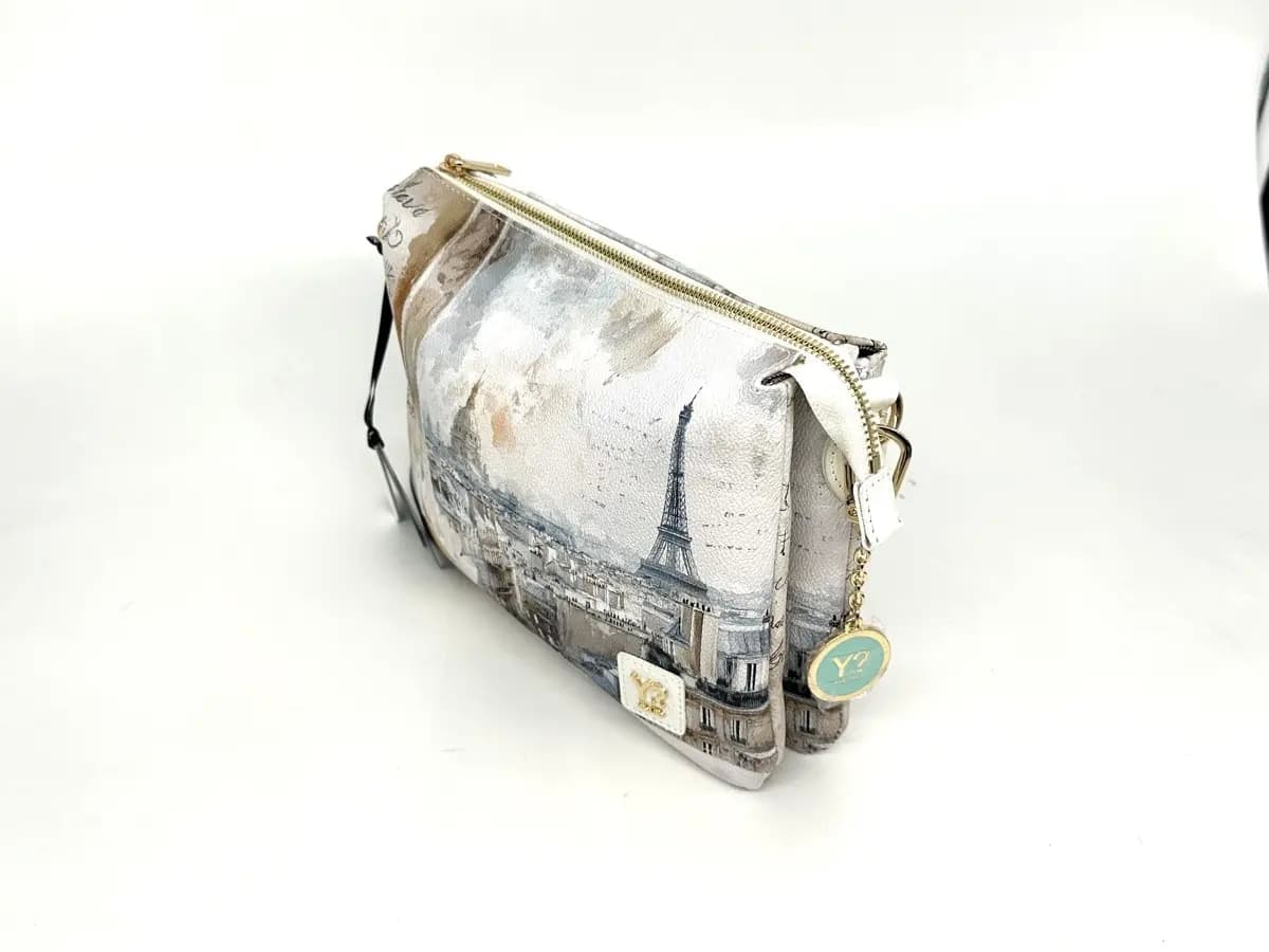 Ynot pochette donna tracolla Paris Dream stampa Parigi - 4