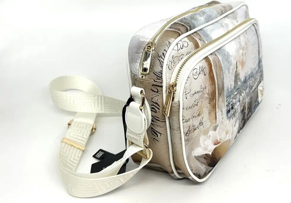 Ynot borsa donna a tracolla Paris Dream stampa Parigi - 4