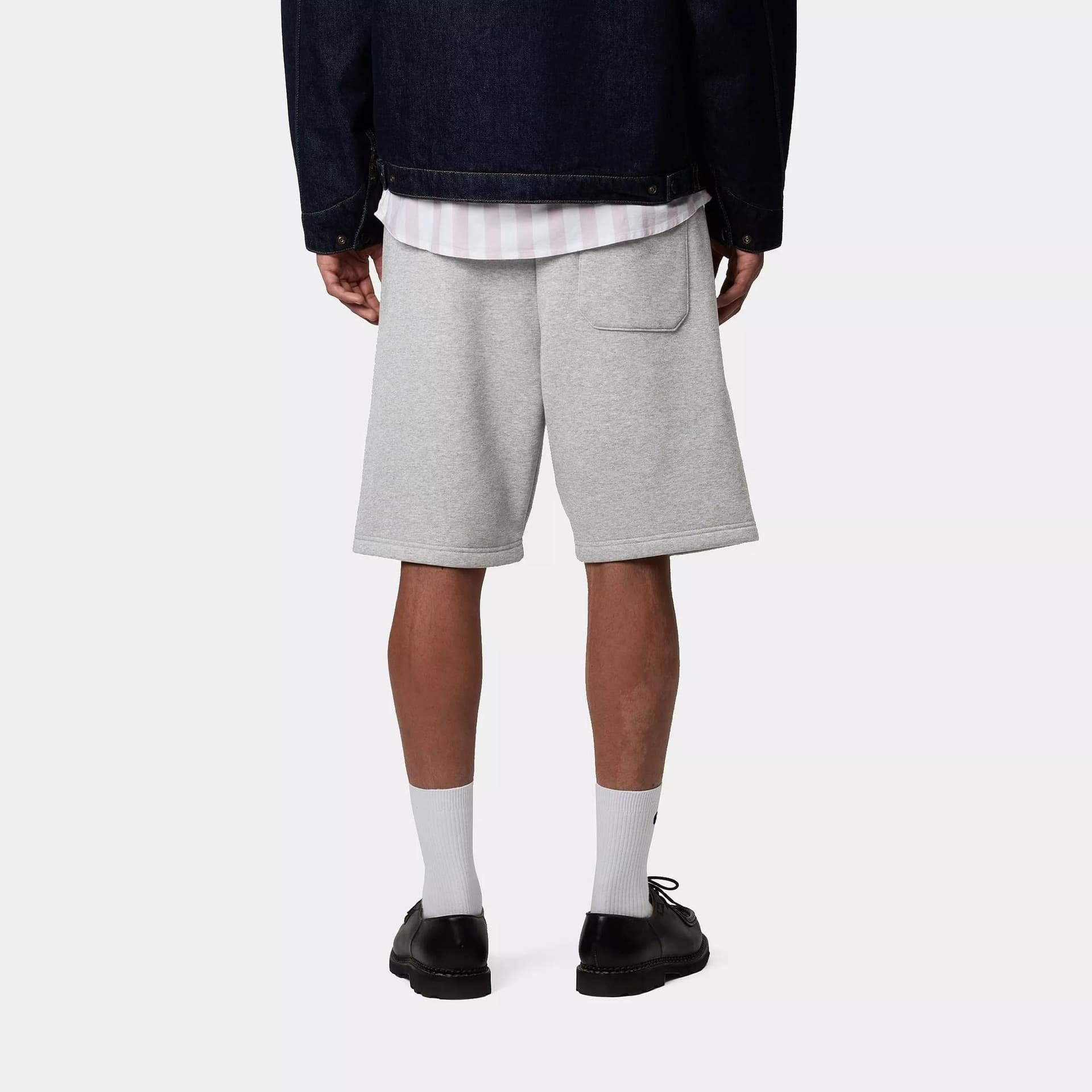 Shorts Carhartt Chase Sweat grey heather gold - 4