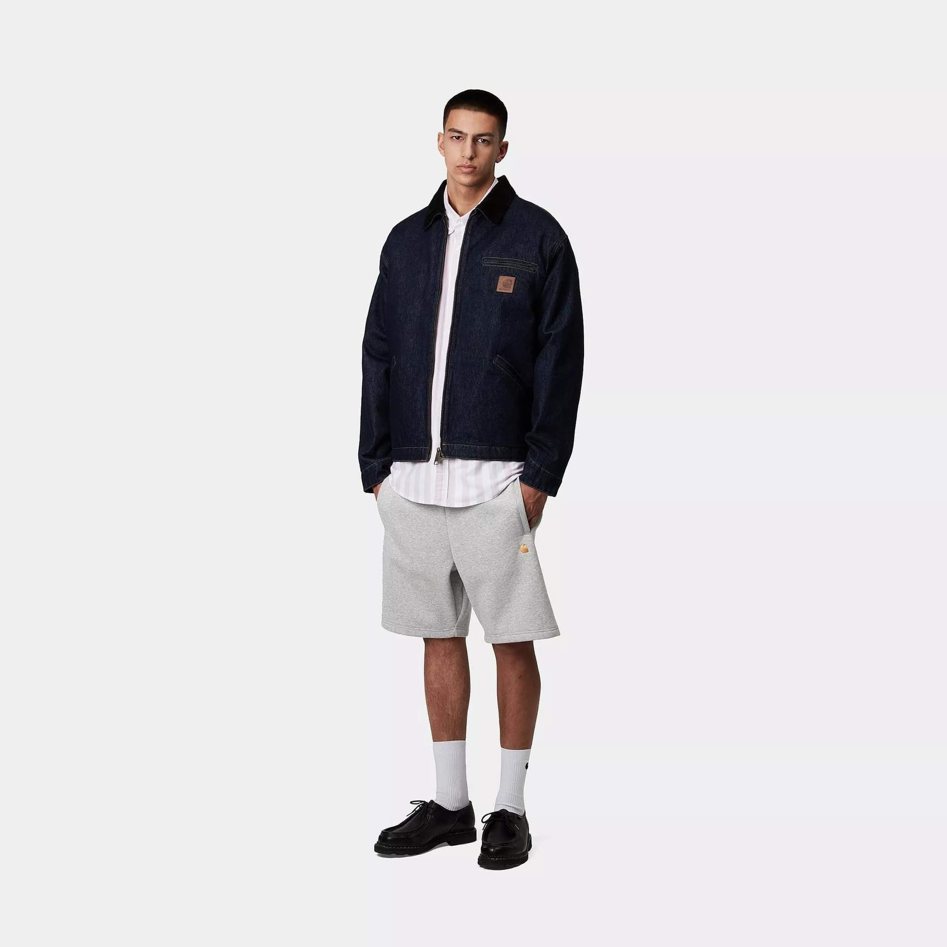 Shorts Carhartt Chase Sweat grey heather gold - 5
