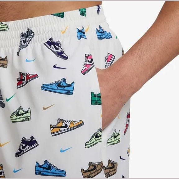 Costume Nike 5 Volley Short Beige - 4