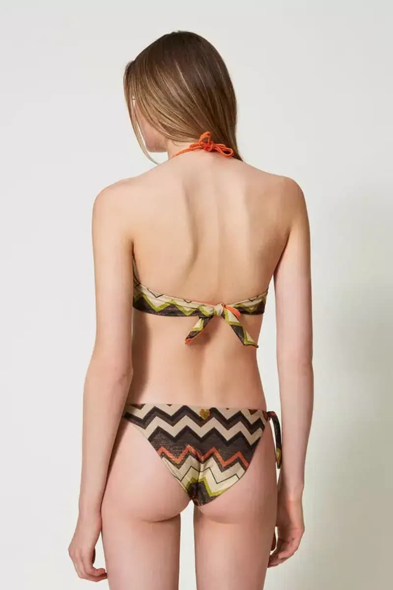 TWINSET | Fascia lurex a stampa chevron - 3