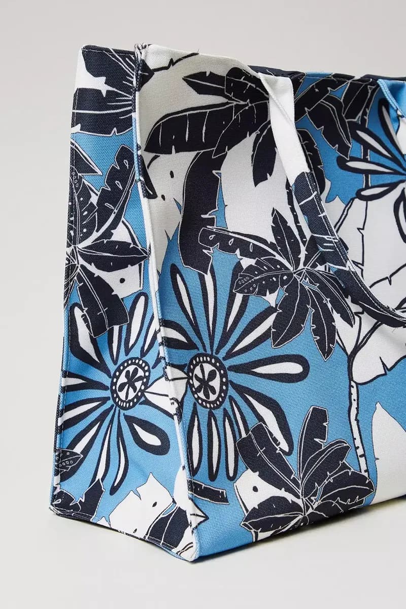 TWINSET | Borsa shopper in canvas a fiori - 3