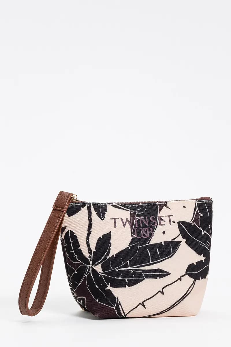 TWINSET | Pochette in canvas a fiori - 2
