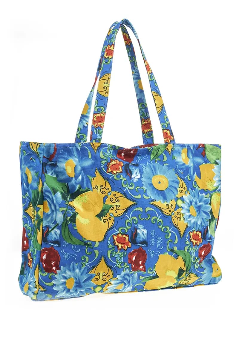 VERDE FASHION | Borsa mare tessuto - 2