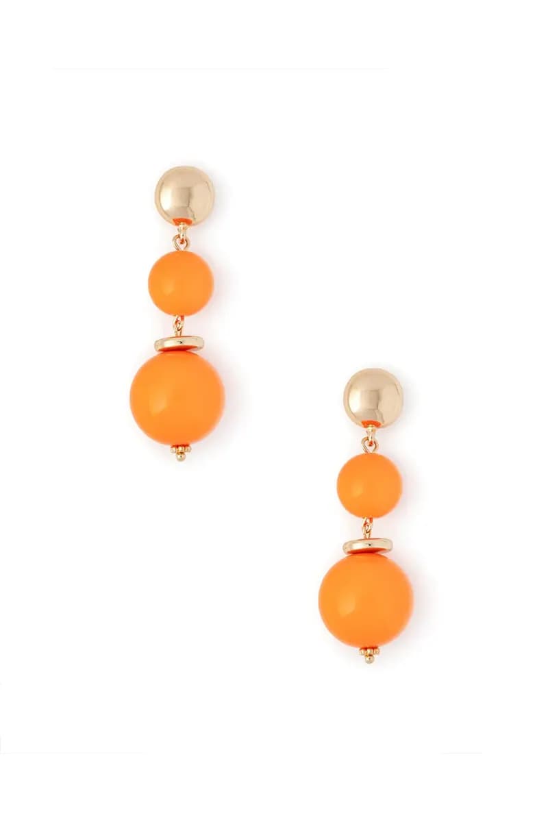 MYA ACCESSORIES | Orecchini pendenti due sfere acrilico - 2