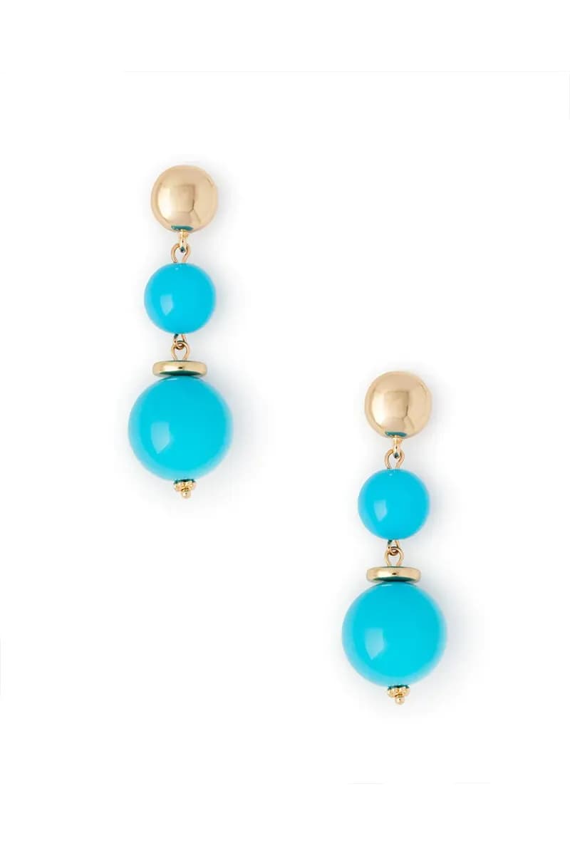 MYA ACCESSORIES | Orecchini pendenti due sfere acrilico - 2