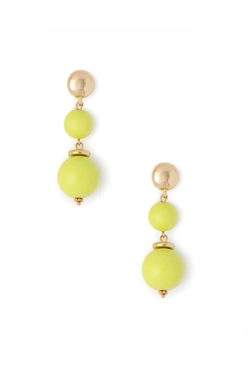 MYA ACCESSORIES | Orecchini pendenti due sfere acrilico - 2