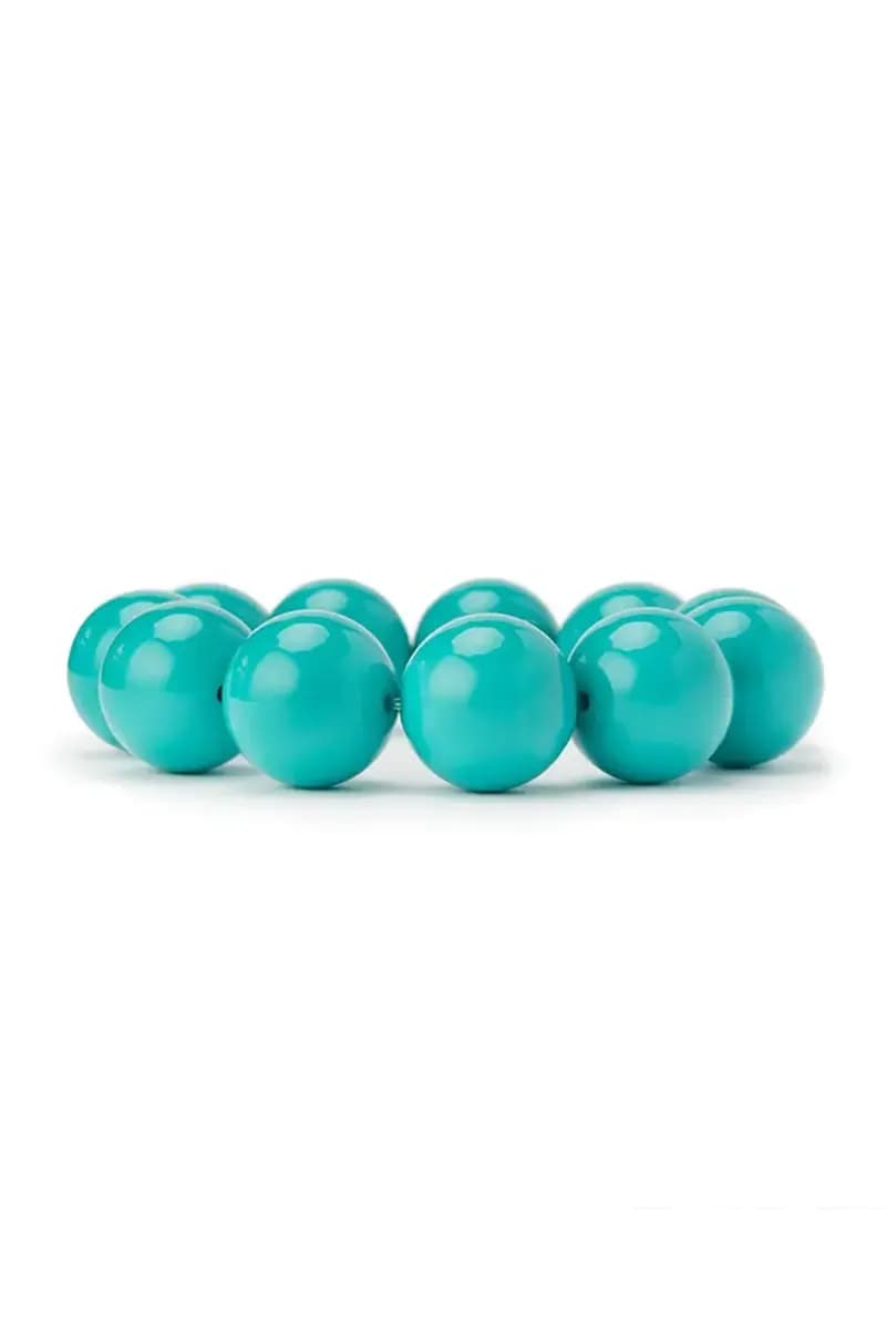 MYA ACCESSORIES | Bracciale con sfere 20 mm elastico in acrilico - 3