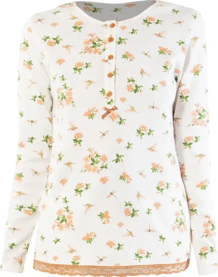 VERDISSIMA | Pigiama maglia serafino e pantalone - 3