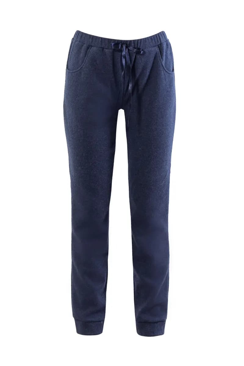 VERDISSIMA | Pigiama maglia serafino e pantalone polsini - 5