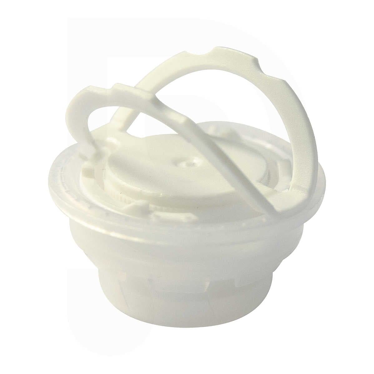 Tappi di ricambio con versatore per lattine in metallo conservazione olio Ø 32 mm 10 pezzi - 4