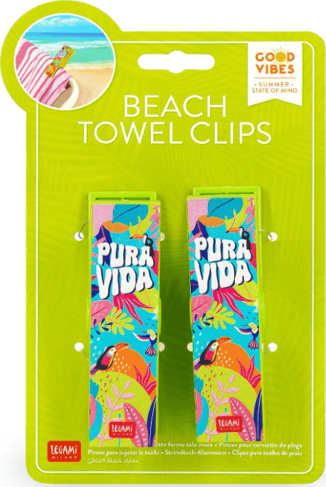 Legami - Set di 2 Mollette Ferma Telo Mare tema Pura Vida - 4