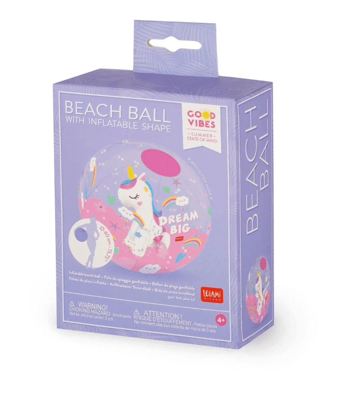 Legami, Palla da Spiaggia Gonfiabile a tema Unicorn - 3