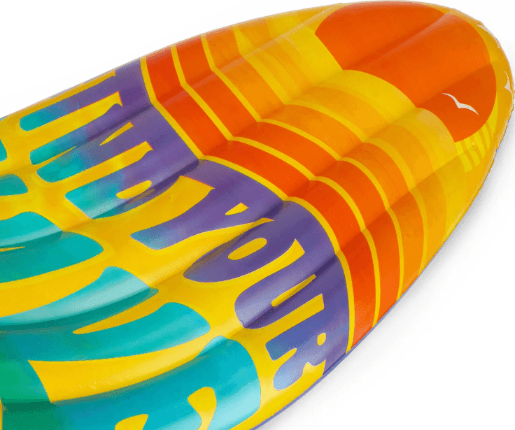 Legami - Materassino Gonfiabile a forma tavola da surf a tema Waves - 3