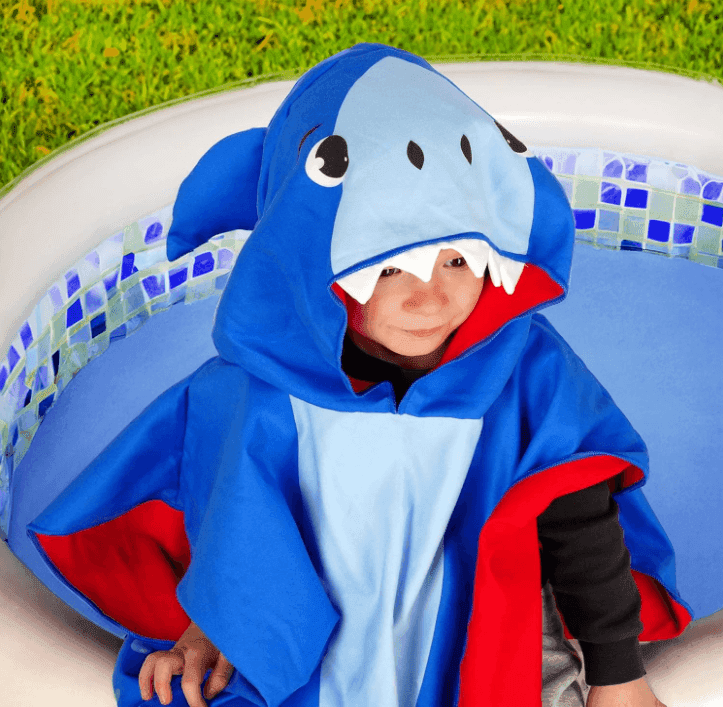 Legami - Poncho Asciugamano Per Bambini a tema Shark - 6