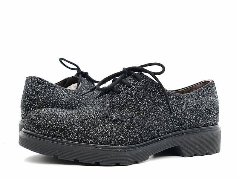 NERO GIARDINI francesina donna con glitter - 6