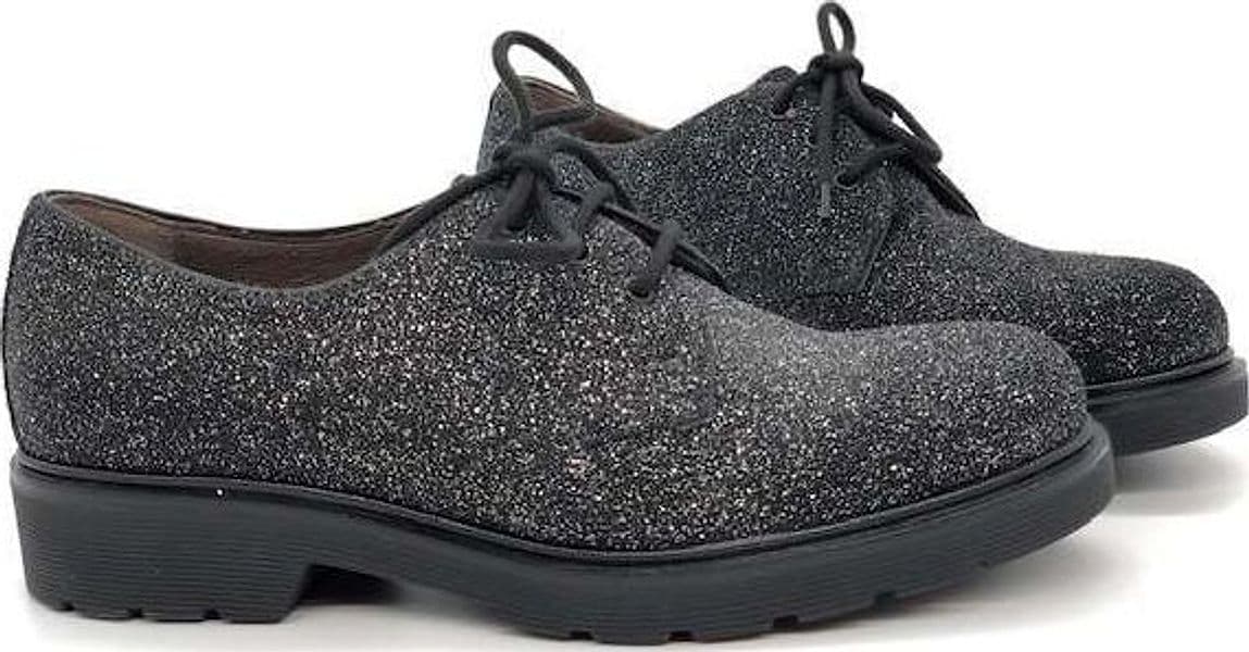 NERO GIARDINI francesina donna con glitter - 2