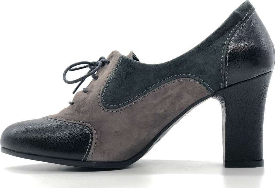DONNA SOFT Francesine donna 3335 nero e grigio - 2
