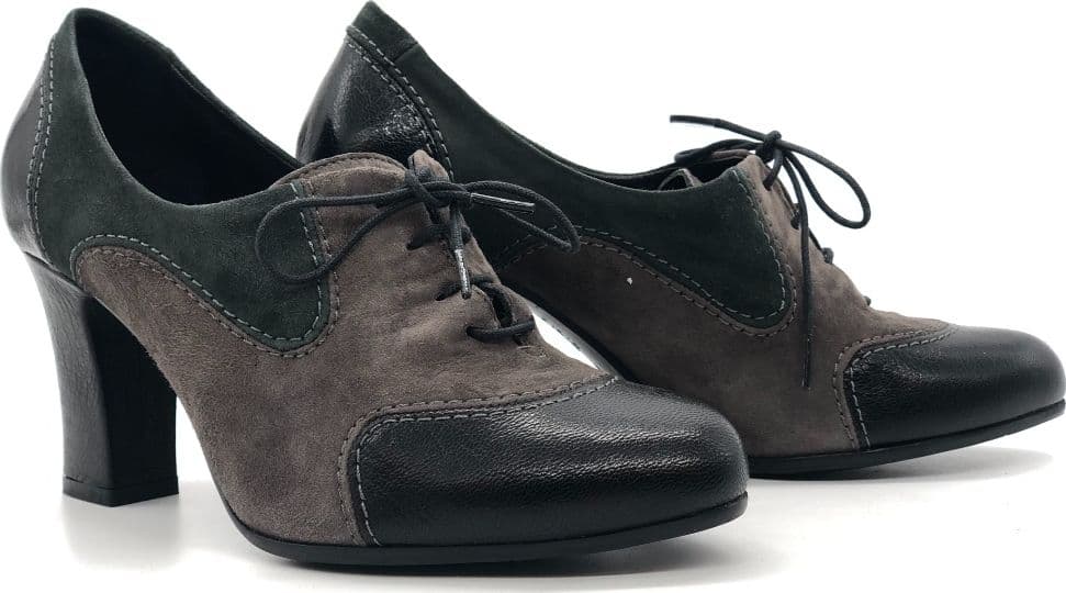 DONNA SOFT Francesine donna 3335 nero e grigio - 5