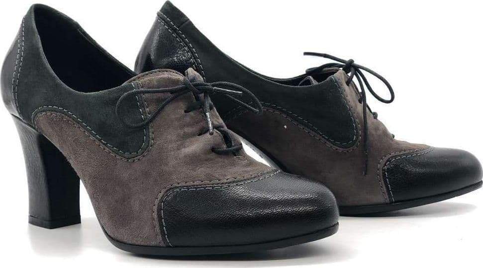 DONNA SOFT Francesine donna 3335 nero e grigio - 5