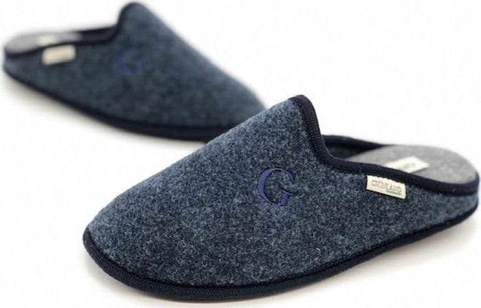 GRUNLAND Ciabatte in panno blu - 3