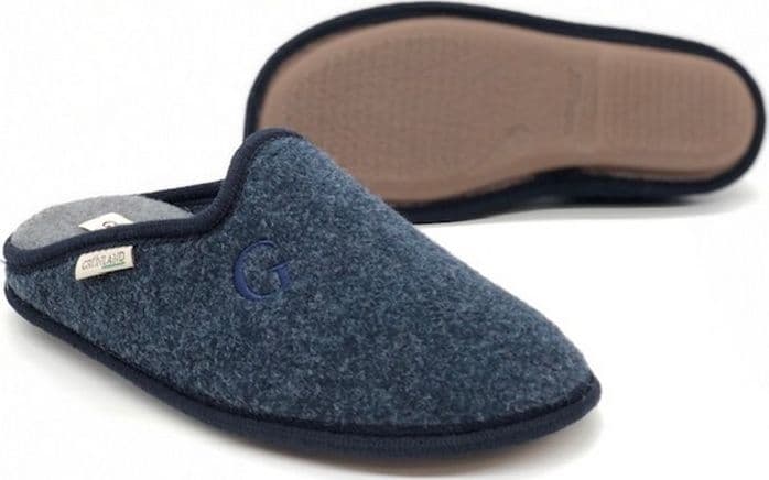 GRUNLAND Ciabatte in panno blu - 4