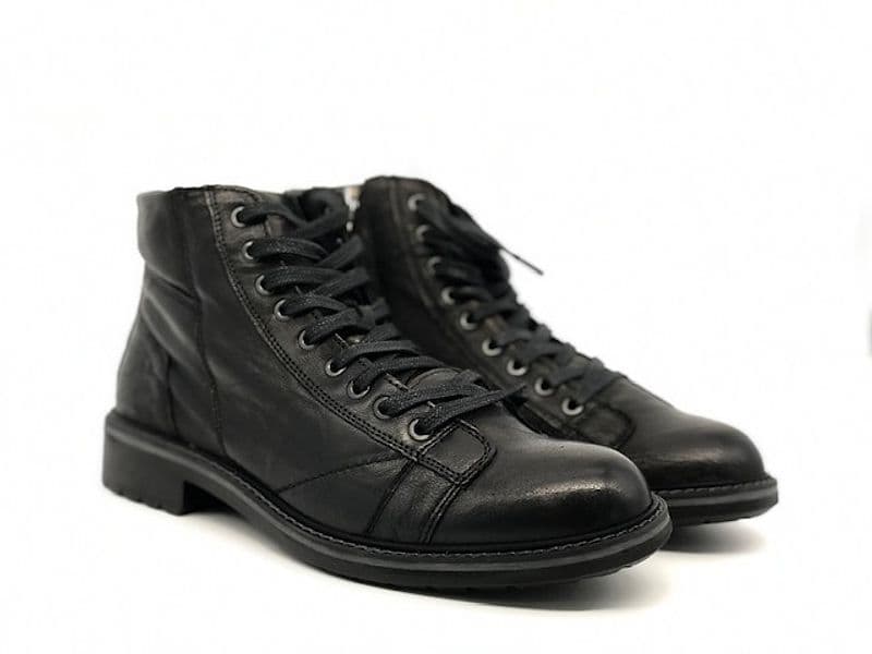 IGI &amp; CO. Scarponcino uomo Stropicciato Nero - 6