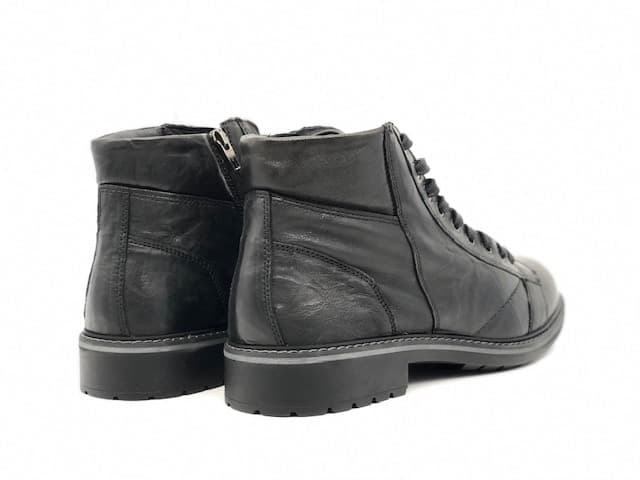 IGI &amp; CO. Scarponcino uomo Stropicciato Nero - 2