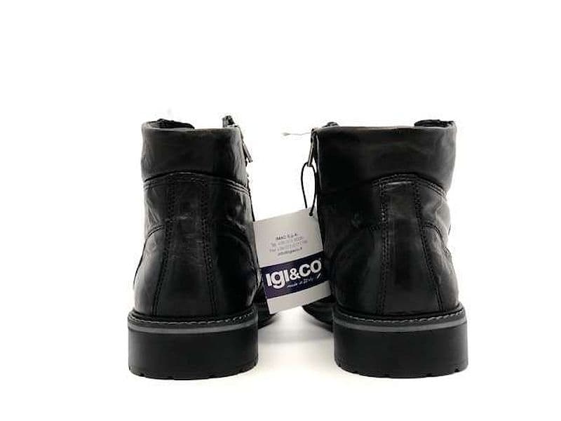 IGI &amp; CO. Scarponcino uomo Stropicciato Nero - 3