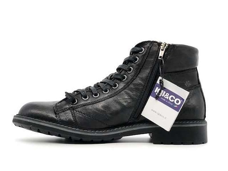 IGI &amp; CO. Scarponcino uomo Stropicciato Nero - 5